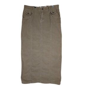 UNIONBAY Women's Tan Maxi Skirt